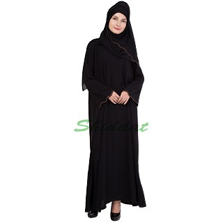 Umbrella Sleeves Abaya - Firdous Fabric